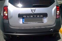 Dacia Duster 2008-2018 Hinterer gerader Überrollbügel Black (Edelstahl) Foto 6
