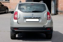 Dacia Duster 2008-2018 Hinterer gerader Überrollbügel Black (Edelstahl) Foto 2