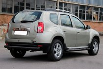 Dacia Duster 2008-2018 Hinterer gerader Überrollbügel Black (Edelstahl) Foto 3
