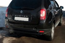 Dacia Duster 2008-2018 Hinterer gerader Überrollbügel Black (Edelstahl) Foto 5