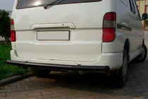 Toyota HiAce Hinterer Überrollbügel Black (Edelstahl) Foto 1