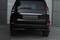 Toyota Land Cruiser Prado 120 2002-2009 Hintere Eckschutzrohre AK003 Schwarz (2 Stk., Edelstahl) Foto 5