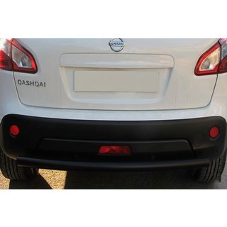 Hinterer gerader Überrollbügel Black (Edelstahl) Nissan Qashqai 2007-2010 Foto 2