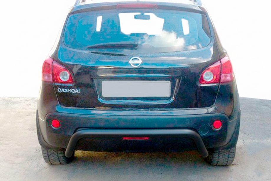Nissan Qashqai 2007-2010 Hinterer Überrollbügel AK007 Schwarz (Edelstahl) Image