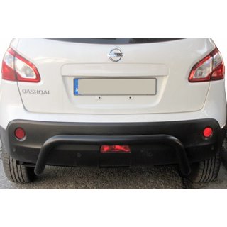 Heckbügel AK007 Schwarz (Edelstahl) Nissan Qashqai 2010-2014 Foto 2