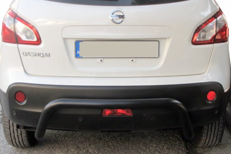 Nissan Qashqai 2010-2014 Heckbügel AK007 Schwarz (Edelstahl) Foto 2