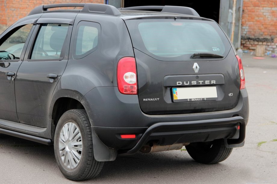 Dacia Duster 2008-2018 Hinterer Überrollbügel Black (Edelstahl) Image