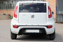 Kia Soul I 2008-2013 Heckbügel AK002 Schwarz (Edelstahl) Foto 1