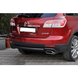 Heckbügel AK002 Schwarz (Edelstahl) Mazda CX-9 2007-2016 Foto 1