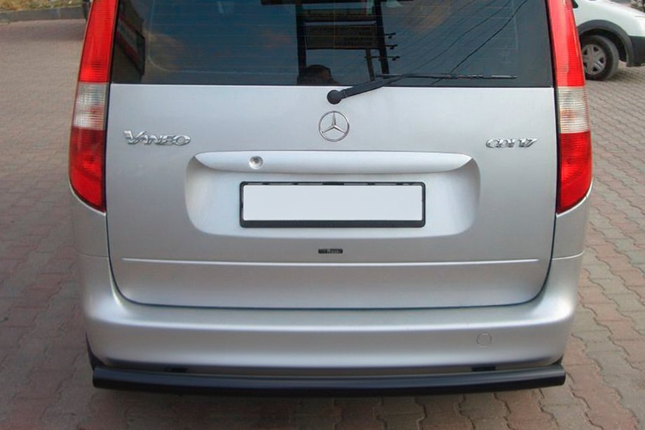 Mercedes Vaneo W414 2001-2005 Hinterer Kuhfänger Black (Edelstahl) Image