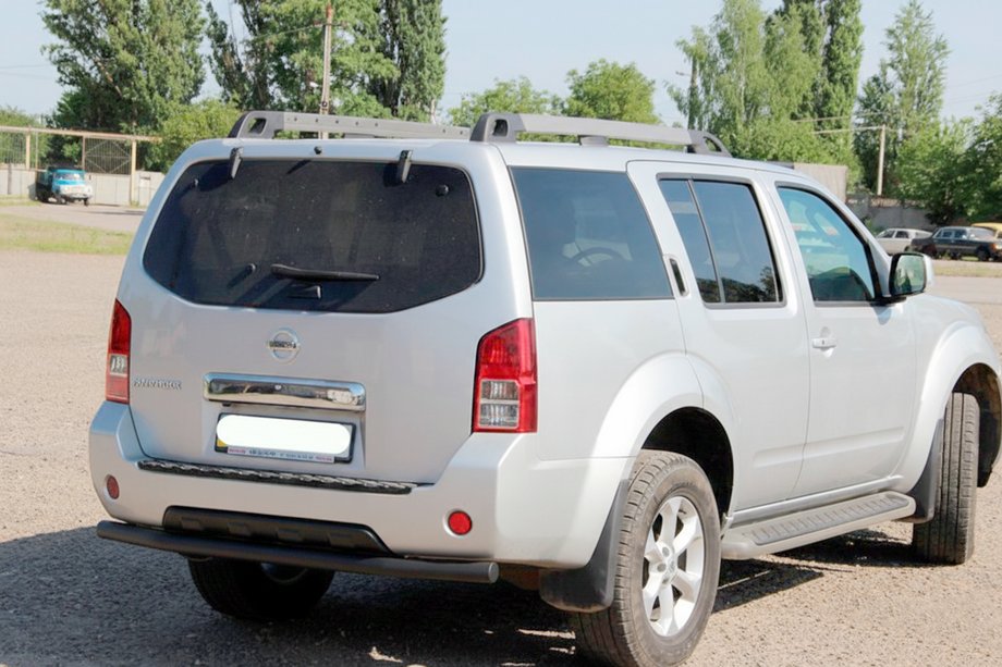 Nissan Pathfinder R51 2005-2014 Heckbügel AK002 Schwarz (Edelstahl) Image