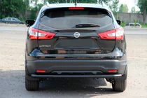 Nissan Qashqai 2014-2021 Heckbügel AK002 Schwarz (Edelstahl) Foto 2