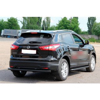 Heckbügel AK002 Schwarz (Edelstahl) Nissan Qashqai 2014-2021 Foto 1
