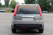 Nissan X-trail T31 2007-2014 Hintere Eckschutzrohre AK003 Schwarz (2 Stk., Edelstahl) Foto 3