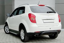 SsangYong Korando 2010-2019 Hinterer Überrollbügel AK006 Schwarz (Edelstahl) Foto 1