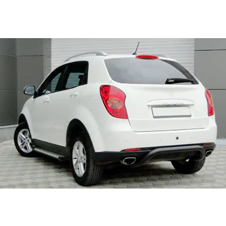 Hinterer Überrollbügel AK006 Schwarz (Edelstahl) SsangYong Korando 2010-2019