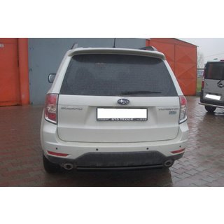 Heckbügel AK002 Schwarz (Edelstahl) Subaru Forester 2008-2013 Foto 2