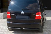 Volkswagen Touran 2003-2010 Hintere Eckschutzrohre AK003 Schwarz (2 Stk., Edelstahl) Foto 1