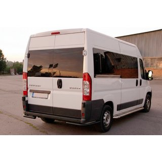 Hintere Eckschutzrohre AK003 Schwarz (2 Stk., Edelstahl) Foto 4