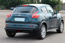 Nissan Juke 2010-2019 Heckbügel AK002 Schwarz (Edelstahl) Foto 3