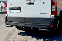 Renault Master 2011-2023 Hintere Eckschutzrohre AK003 Schwarz (2 Stk., Edelstahl) Foto 8