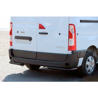 Hintere Eckschutzrohre AK003 Schwarz (2 Stk., Edelstahl) Renault Master 2011-2023 Foto 2