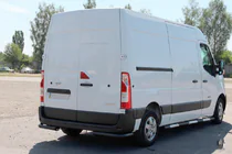 Nissan NV400 2010-2024 Hintere Eckschutzrohre AK003 Schwarz (2 Stk., Edelstahl) Foto 6