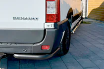 Nissan NV400 2010-2024 Hintere Eckschutzrohre AK003 Schwarz (2 Stk., Edelstahl) Foto 7