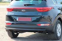 Kia Sportage 2015-2021 Heckschutz AK002 Schwarz (Edelstahl) Foto 1