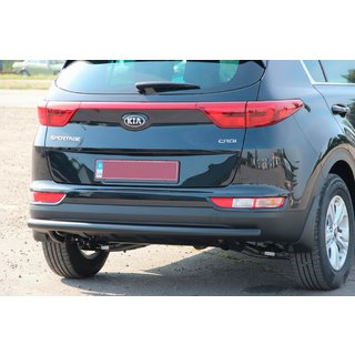 Heckschutz AK002 Schwarz (Edelstahl) Kia Sportage 2015-2021 Foto 1