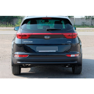 Heckschutz AK002 Schwarz (Edelstahl) Kia Sportage 2015-2021 Foto 2