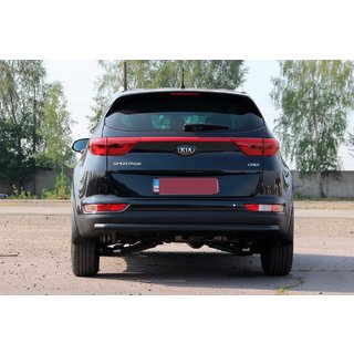 Heckschutz AK002 Schwarz (Edelstahl) Kia Sportage 2015-2021 Foto 4