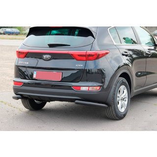 Hinterer Eckenschutz AK003 Schwarz (Edelstahl) Kia Sportage 2015-2021 Foto 2