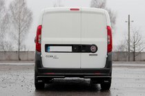 Opel Combo 2012-2018 Hintere Eckschutzrohre AK003 Schwarz (Edelstahl) Foto 3