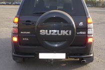 Suzuki Grand Vitara 2005-2017 Heckschutz AK003 Schwarz (Edelstahl) Foto 1