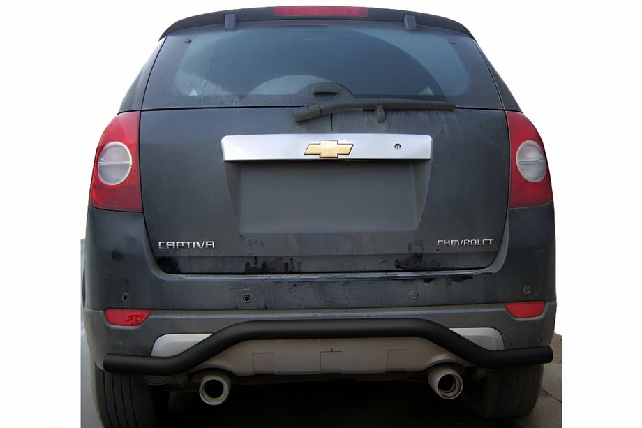 Chevrolet Captiva 2006-2019 Heckbügel AK008 Schwarz (Edelstahl) Image