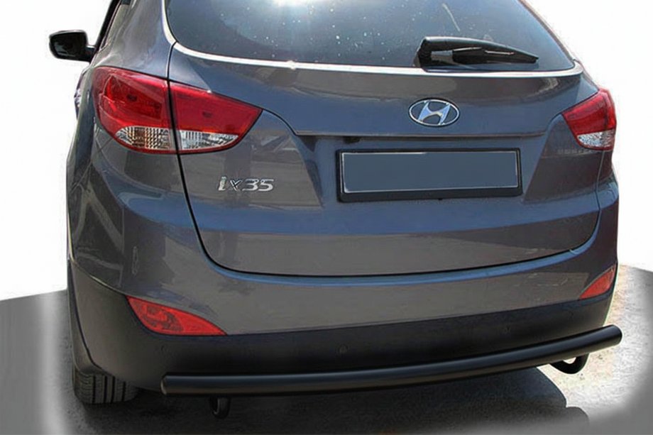 Hyundai IX-35 2010-2015 Heckschutz AK002 Schwarz (Edelstahl) Image