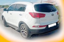 Kia Sportage 2010-2015 Heckbügel AK002-1 Schwarz (Edelstahl) Foto 2