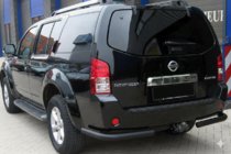 Nissan Pathfinder R51 2005-2014 Heckbügel AK003 Schwarz (Edelstahl) Foto 1