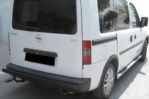 Opel Combo 2002–2012 Heckbügel AK002 Schwarz (Edelstahl) Foto 1
