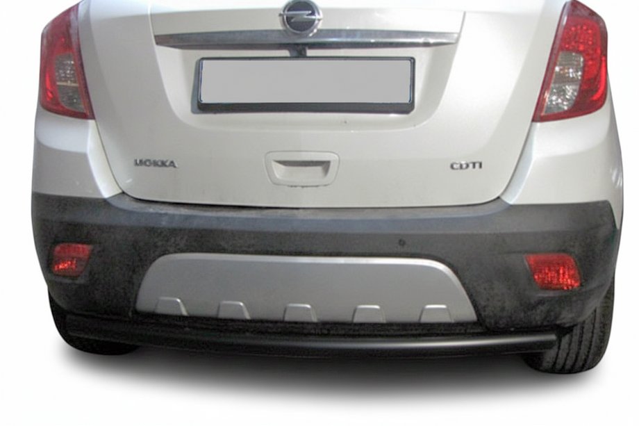 Opel Mokka 2012-2021 Heckschutz AK002 Schwarz (Edelstahl) Image
