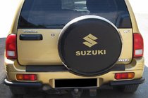 Suzuki Vitara 1998-2006 Heckschutz AK003 Schwarz (Edelstahl) Foto 1
