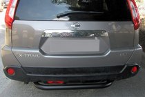 Nissan X-trail T31 2007-2014 Hintere Halterung AK007 Schwarz (2 Stk., Edelstahl) Foto 1