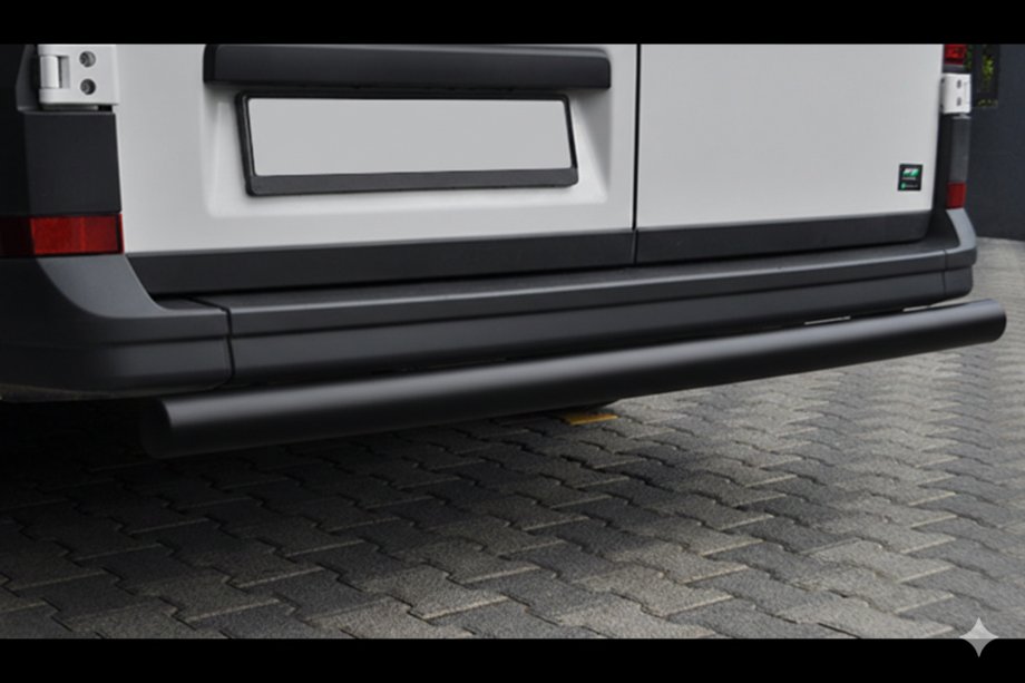 Volkswagen Crafter 2016- Heckschutz AK002 Schwarz (Edelstahl) Image