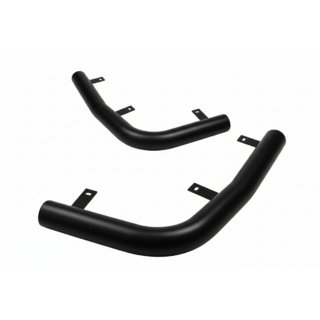 Hintere Eckschutzrohre AK003 Schwarz (2 Stk., Edelstahl) Kia Sorento III UM 2014-2020