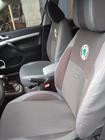Skoda Octavia II A5 2010-2013 Autositzbezüge (Kunstleder↗Stoff, Premium) Foto 2