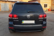 Volkswagen Touareg 2002–2010 Hinterer Schutz AK002 Schwarz (2 Stk., Edelstahl) Foto 6