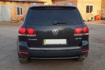 Volkswagen Touareg 2002–2010 Hinterer Schutz AK002 Schwarz (2 Stk., Edelstahl) Foto 4