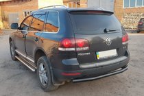 Volkswagen Touareg 2002–2010 Hinterer Schutz AK002 Schwarz (2 Stk., Edelstahl) Foto 5