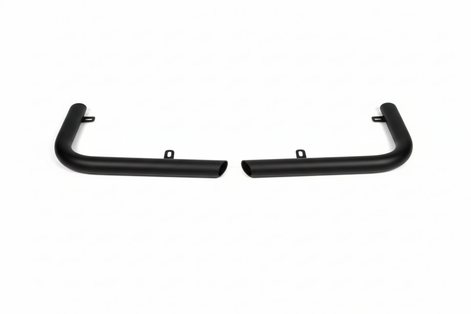 Mercedes X class 2017-2020 Heckschutz AK003 Schwarz (Edelstahl, 60 mm) Image